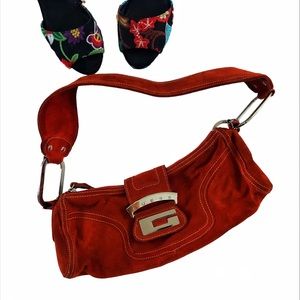 Vintage Sierra Color Suede Guess Bag